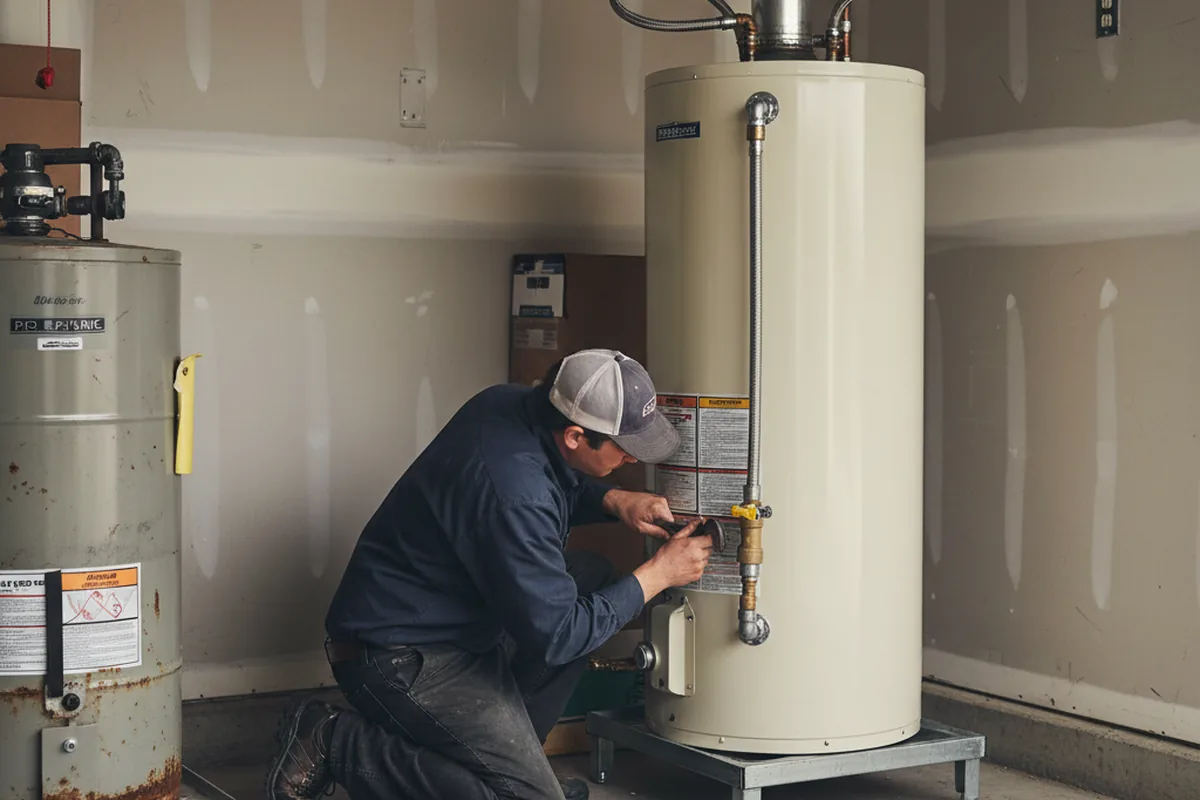 Water heater and shutoff valve replacement in Black Canyon City